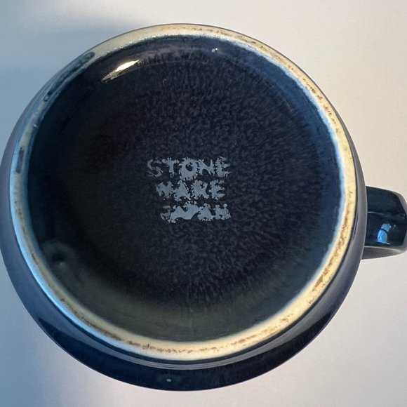 Cobalt Blue Stoneware Creamer & Covered Sugar Bowl Set ~ Made in Japan - Picture 5 of 9